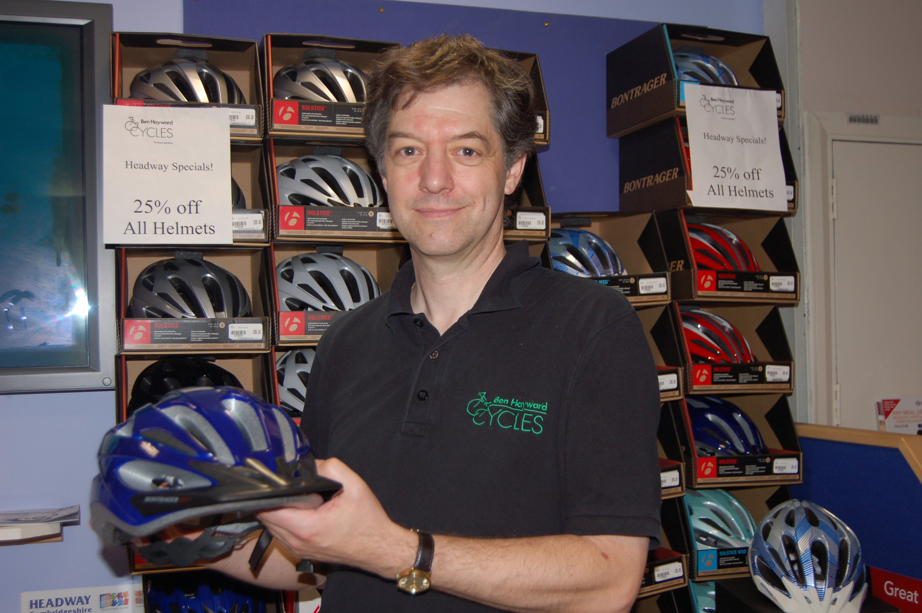 My new cycle helmet