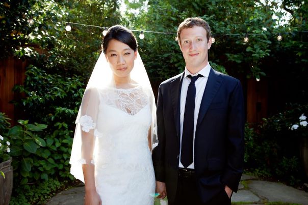 Congratulations to Mark Zuckerberg and his bride