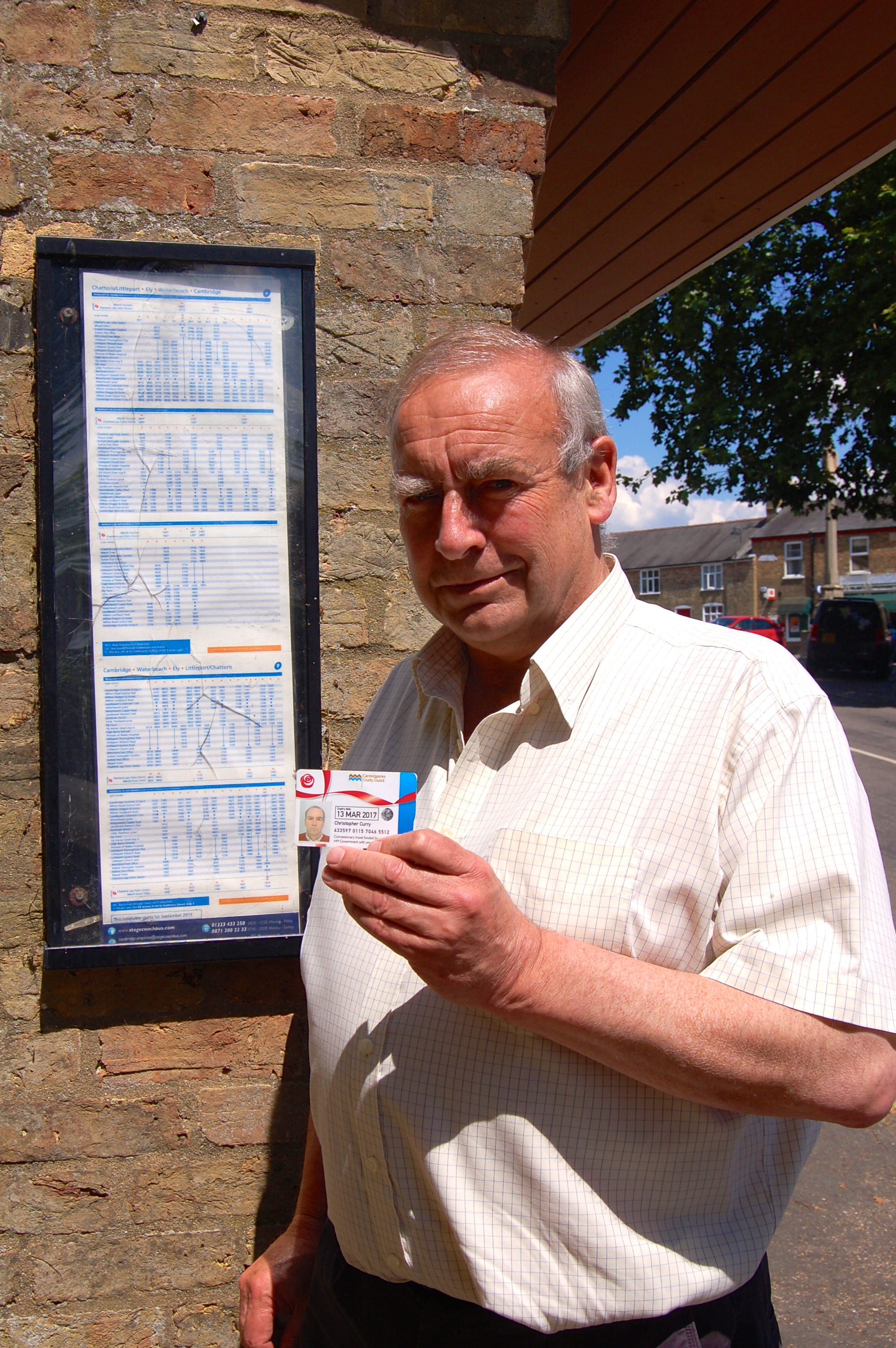 Chris Curry’s life saving bus pass