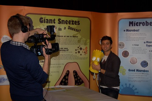 BBC Newsround film at Infection 2009